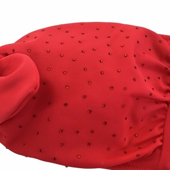 Victoria’s Secret Strapless Red Embellished Bikini Set - Picture 3 of 7